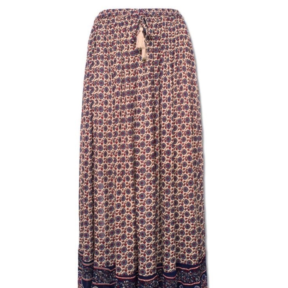 ✨Soul-Flower boho hippy floral print maxi skirt✨